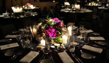 3 benefits of using a professional florist for your corporate event centrepieces
