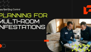 easy bed bug control planning for multi room infestations