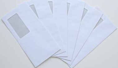 what are the different types of envelopes available 1