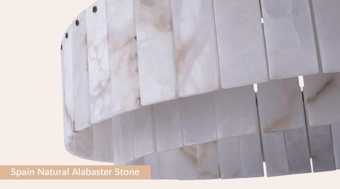 why alabaster lighting is becoming a favorite for warm modern homes