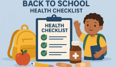 back to school health checklist for children