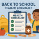 back to school health checklist for children