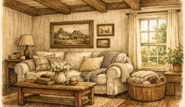 how to create a cozy farmhouse inspired home