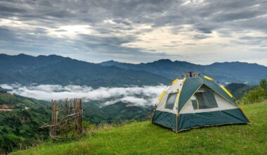 how to create a cozy outdoor living space while camping