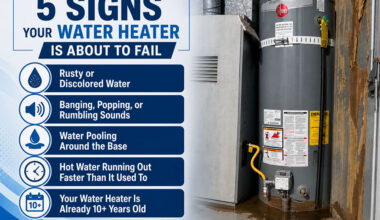 5 signs your water heater is about to fail
