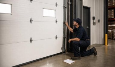 commercial garage door safety and maintenance