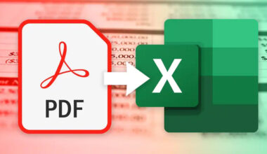 convert pdf to excel