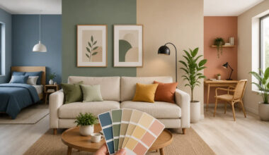 how do colour choices shape the feeling of a room