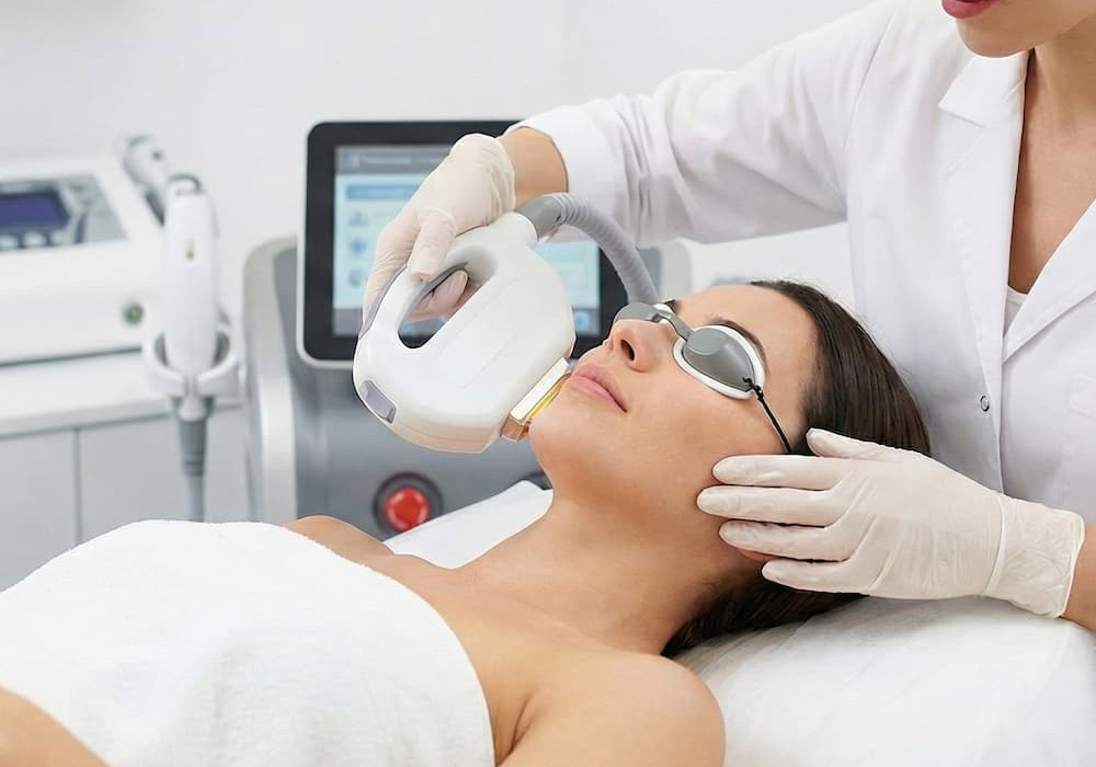 light therapy sun damaged skin