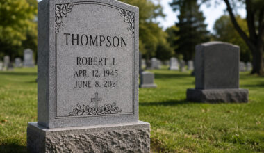best lettering choices for clear upright headstones in fergus falls