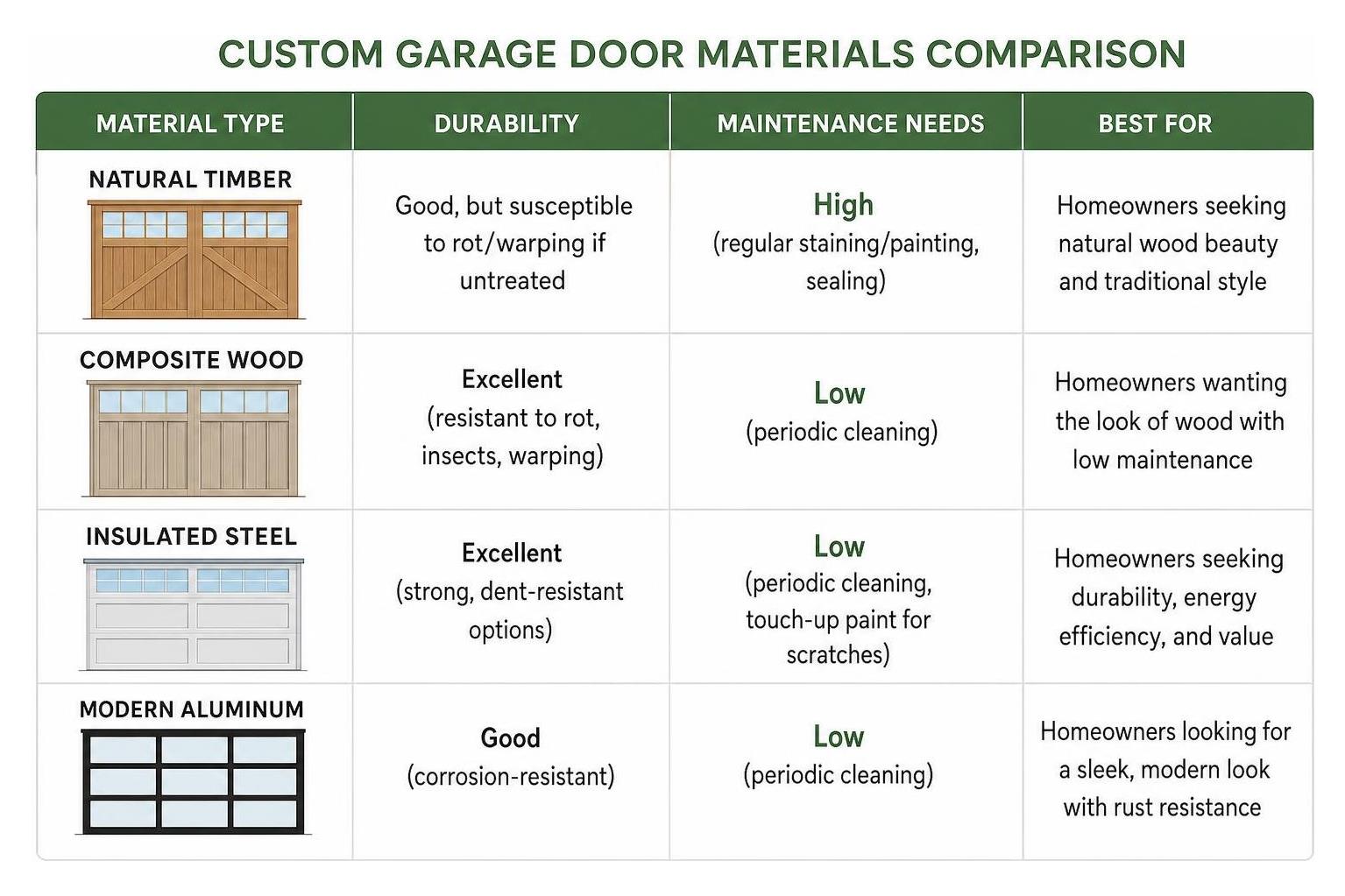 boosting curb appeal with custom garage doo