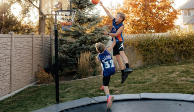 can you use a basketball hoop with in ground trampolines combo options explored