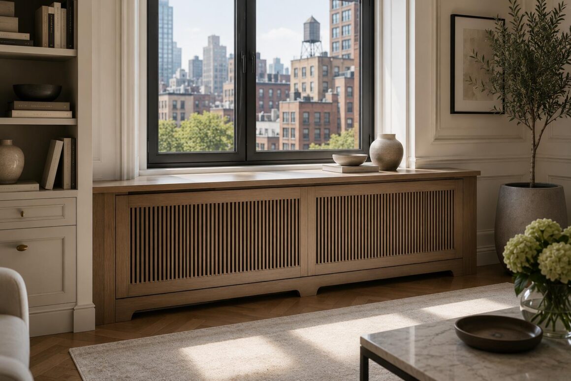 how custom radiator covers can become part of a new york interior