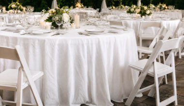 the benefits of choosing professional linen hire for events