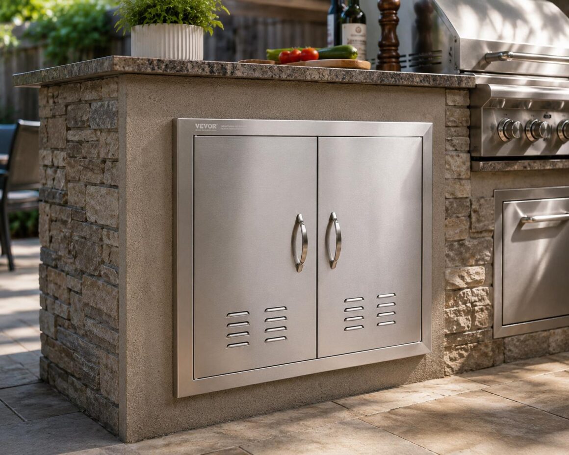 top features to consider when choosing outdoor kitchen storage