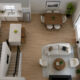 typical floor plans in townhomes for rent