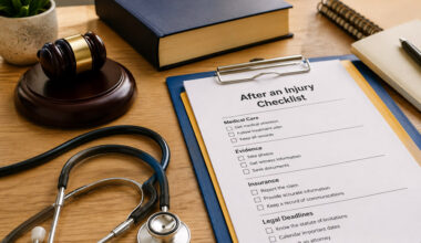 a practical checklist for medical care, evidence, insurance, and legal deadlines
