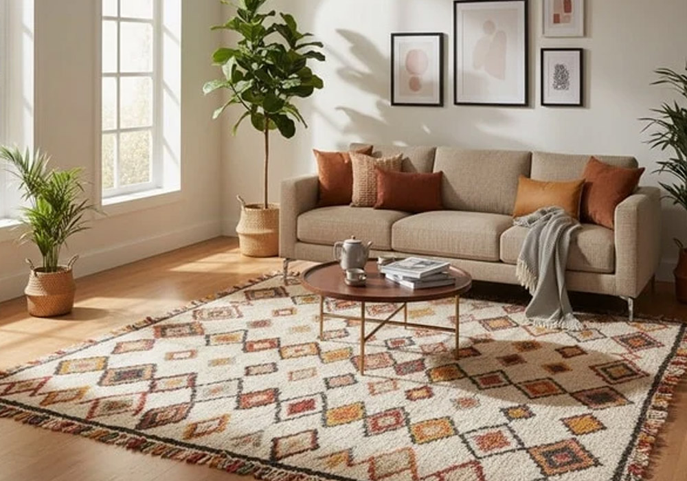 discover the timeless elegance and versatility of beige rugs