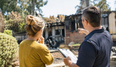 how insurance payouts work after a house fire