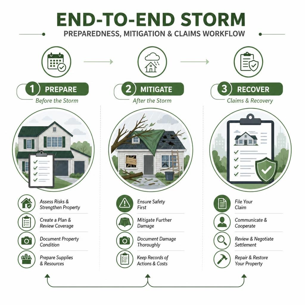 protecting and recovering your property from storm damag