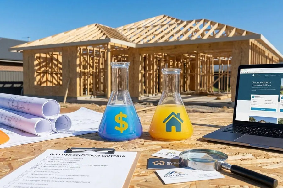 what to consider when choosing your new home builder