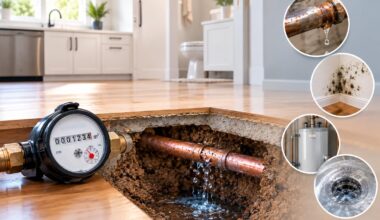 how do you know if a hidden water leak is raising your bill