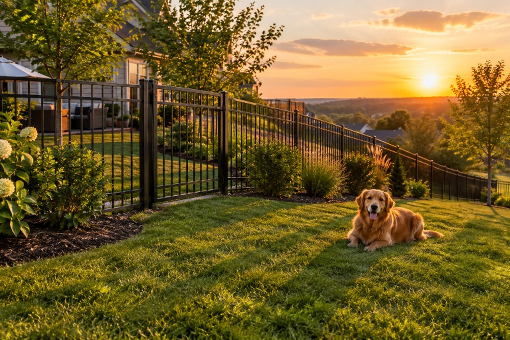 how to choose the right fence for pools pets slopes and curb appeal in ohio