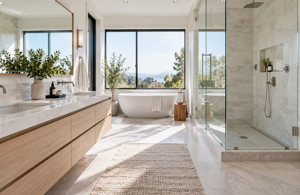 why five extra inches can completely change a bathroom